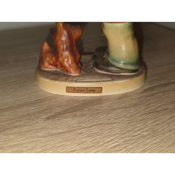 Rare Goebel Hummel 5.25” Figurine #1 Puppy Love Good Condition TMK 3 - Picture 5 of 6